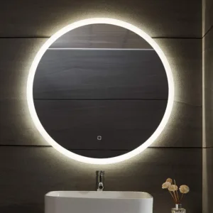 Okrúhle Kúpeľňové LED Zrkadlo - 80 cm